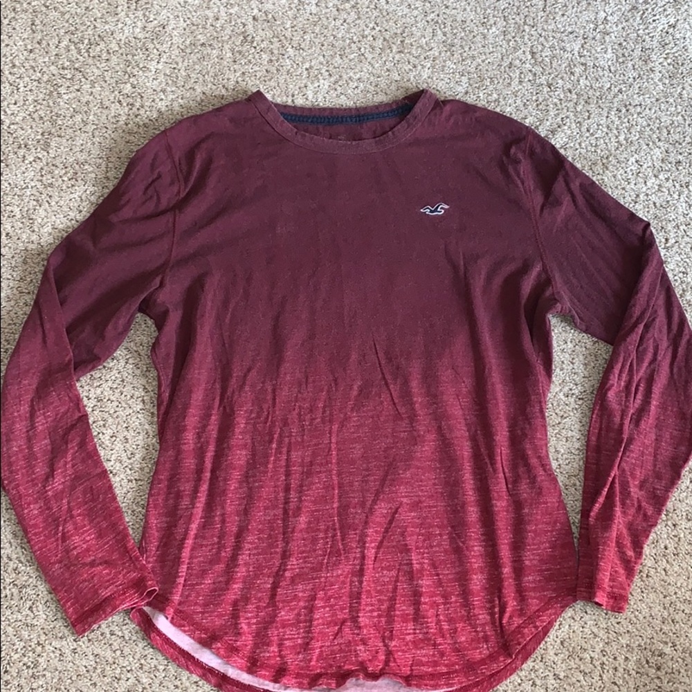 Men's Gradient Long Sleeve Crew Shirt